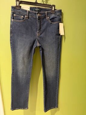 Lauren Ralph Lauren Medium Wash Skinny Jeans - Blue